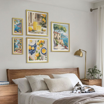 Sieninė paveikslų galerija Citrinos su vaizdingu vaizdu
