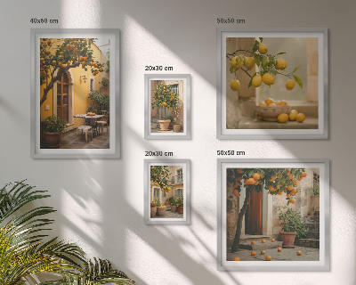 Sieninė paveikslų galerija Citrusiniai vaisiai sode