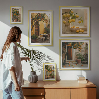 Sieninė paveikslų galerija Citrusiniai vaisiai sode