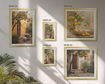 Sieninė paveikslų galerija Citrusiniai vaisiai sode