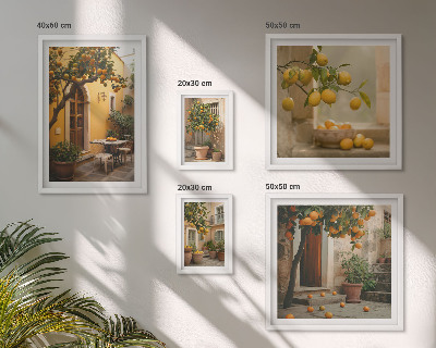 Sieninė paveikslų galerija Citrusiniai vaisiai sode