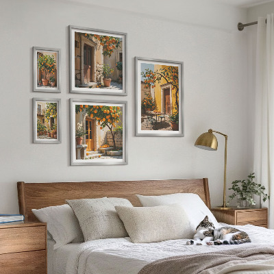 Sieninė paveikslų galerija Citrusiniai vaisiai soduose
