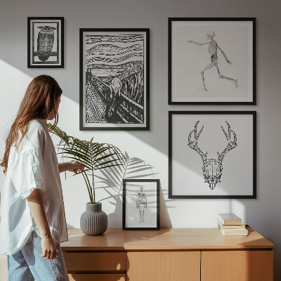 Sieninė paveikslų galerija Siurrealistinis menas, gamta, žmogus