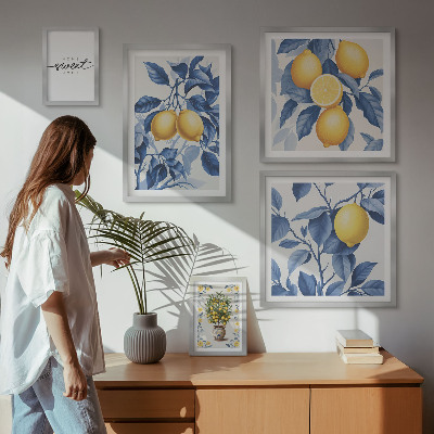 Sieninė paveikslų galerija Citrininiai kaimiški akcentai