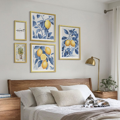 Sieninė paveikslų galerija Citrininiai kaimiški akcentai