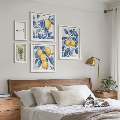 Sieninė paveikslų galerija Citrininiai kaimiški akcentai