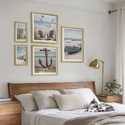 Sieninė paveikslų galerija Pajūrio atmosfera, poilsis, paplūdimys