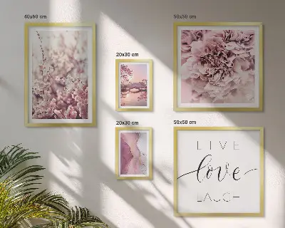 Sienų paveikslų galerija pasteliniai gėlių motyvai su užrašais