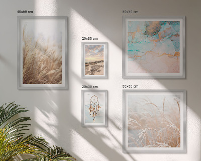 5 paveikslų rinkinys su rėmais Natūralūs boho etno peizažai
