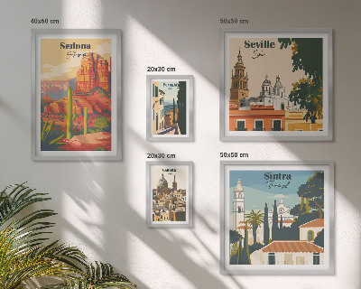 Sieninė paveikslų galerija Pasaulio turistiniai kraštovaizdžiai