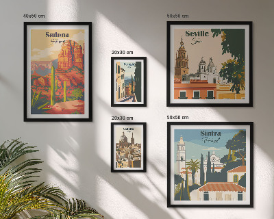 Sieninė paveikslų galerija Pasaulio turistiniai kraštovaizdžiai