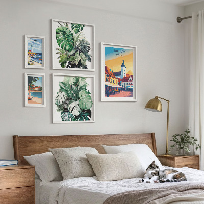 Paveikslų rinkinys miegamajam Lenkijos pakrantės miestų flora