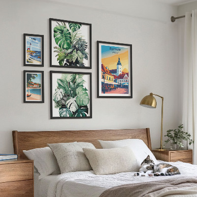 Paveikslų rinkinys miegamajam Lenkijos pakrantės miestų flora
