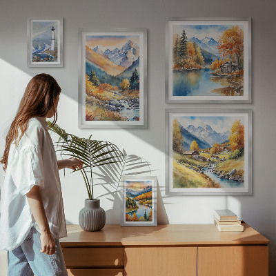 Sieninė paveikslų galerija Kalnų upių švyturys