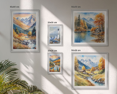 Sieninė paveikslų galerija Kalnų upių švyturys