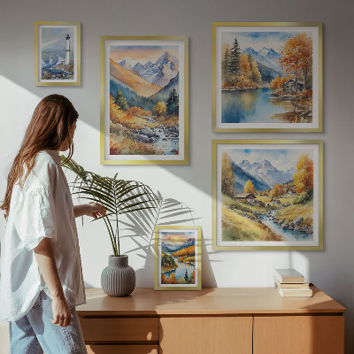 Sieninė paveikslų galerija Kalnų upių švyturys
