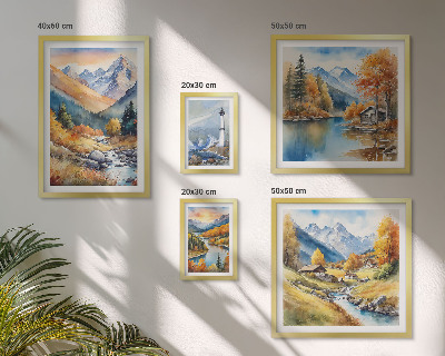 Sieninė paveikslų galerija Kalnų upių švyturys