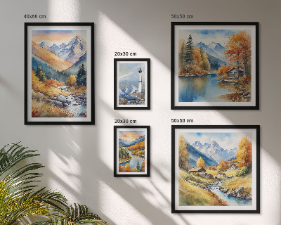 Sieninė paveikslų galerija Kalnų upių švyturys