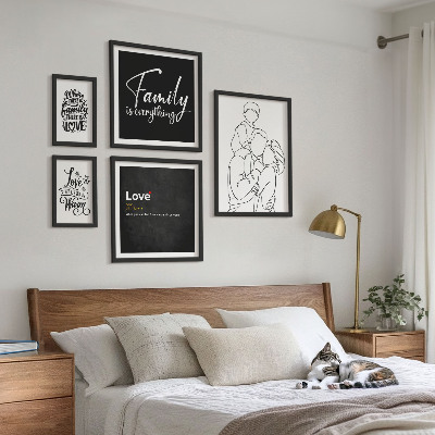 Sieninė paveikslų galerija Šeimos vertybės – meilė ir artumas