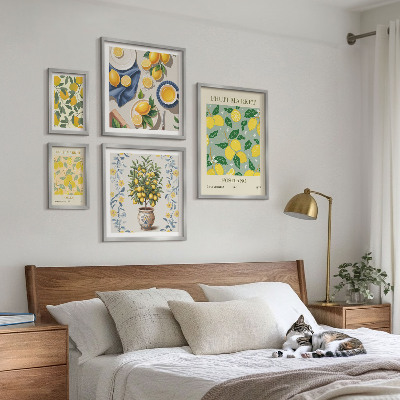 Sieninė paveikslų galerija Citrusinių vaisių šviežių vaisių raštai