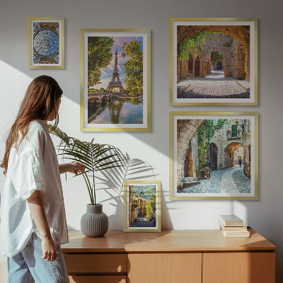 Sieninė paveikslų galerija Įspūdingi Europos miestų vaizdai