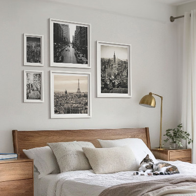 Sieninė paveikslų galerija Europos sostinių panoramos
