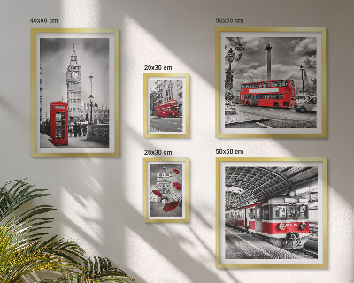 Sieninė paveikslų galerija Londono motyvai su akcentais