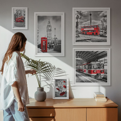 Sieninė paveikslų galerija Londono motyvai su akcentais