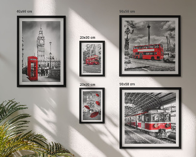 Sieninė paveikslų galerija Londono motyvai su akcentais