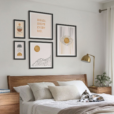 Sieninė paveikslų galerija Abstraktūs geometriniai tekstai