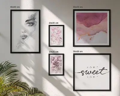 Sieninė paveikslų galerija moterų portretai ir gėlės pastelės technika