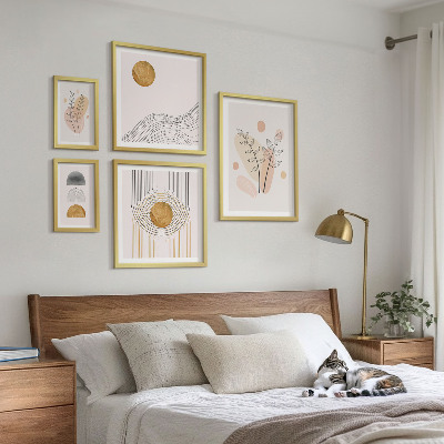 Sieninė paveikslų galerija Stilingi minimalistiniai augalai