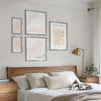 Sieninė paveikslų galerija Grožio formos, silueto linijos