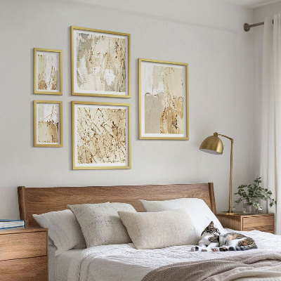 Sieninė paveikslų galerija Abstrakčios modernios tekstūros