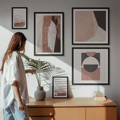 Sieninė paveikslų galerija Abstrakčios žemės kompozicijos
