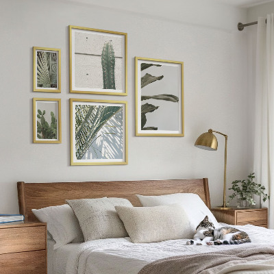 Sieninė paveikslų galerija Modernūs augalų akcentai