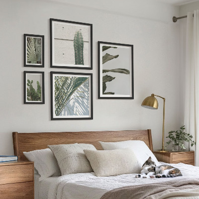 Sieninė paveikslų galerija Modernūs augalų akcentai
