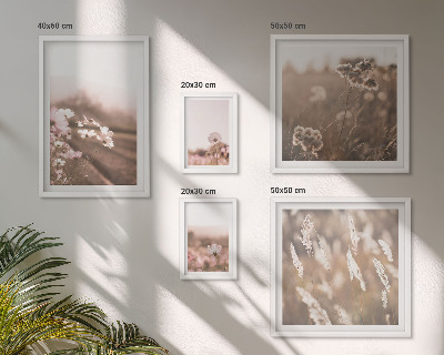 Sieninė paveikslų galerija Subtilaus gamtos gėlių motyvai