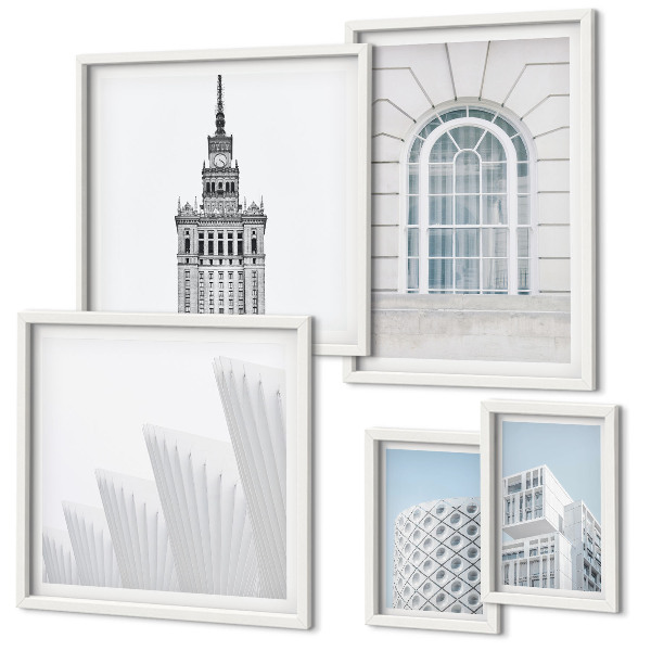 Paveikslų rinkinys miegamajam Modernus architektūros minimalizmas
