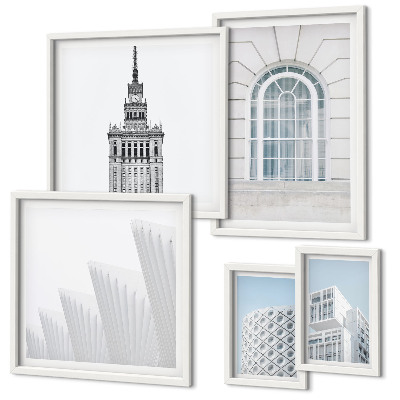 Paveikslų rinkinys miegamajam Modernus architektūros minimalizmas