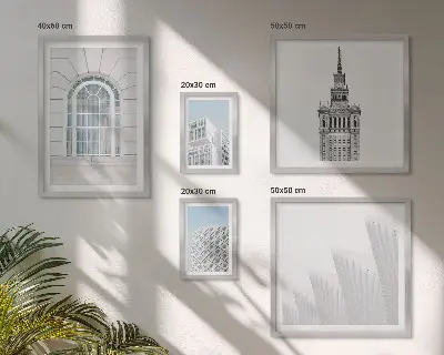 Paveikslų rinkinys miegamajam modernus architektūrinis minimalizmas