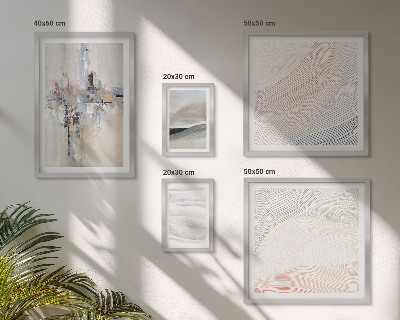Sieninė paveikslų galerija Abstrakčių kompozicijų atspalviai