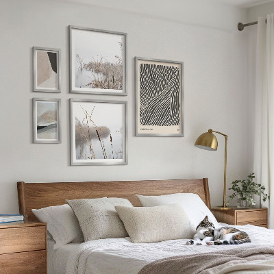 Paveikslų rinkinys miegamajam Minimalistinis gamtos menas