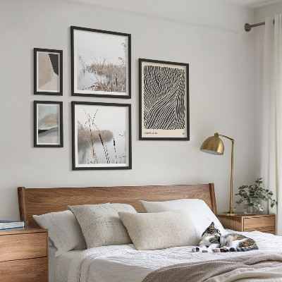 Paveikslų rinkinys miegamajam Minimalistinis gamtos menas