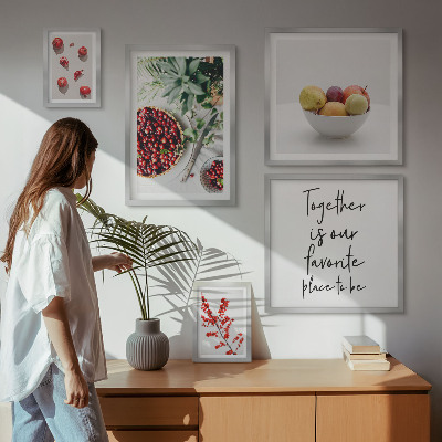 Sieninė paveikslų galerija Vaisių ir augalų kompozicijos