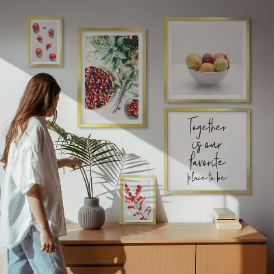 Sieninė paveikslų galerija Vaisių ir augalų kompozicijos