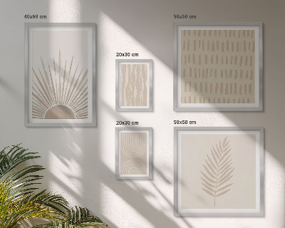 Sieninė paveikslų galerija Stilingos dekoracijos gamtos geometrija