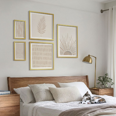 Sieninė paveikslų galerija Stilingos dekoracijos gamtos geometrija