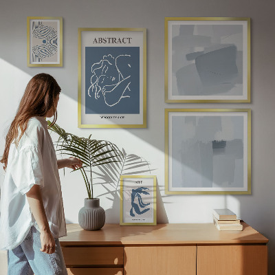 Sieninė paveikslų galerija Stilingos minimalistinės abstrakcijos