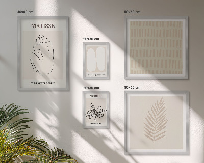 Paveikslų rinkinys miegamajam Minimalistinio stiliaus formos
